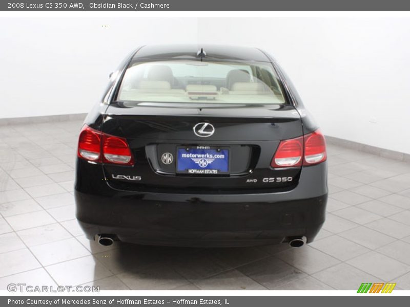 Obsidian Black / Cashmere 2008 Lexus GS 350 AWD