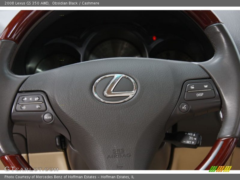 Obsidian Black / Cashmere 2008 Lexus GS 350 AWD