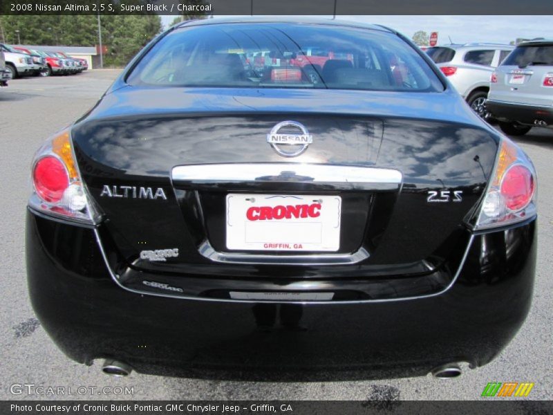 Super Black / Charcoal 2008 Nissan Altima 2.5 S