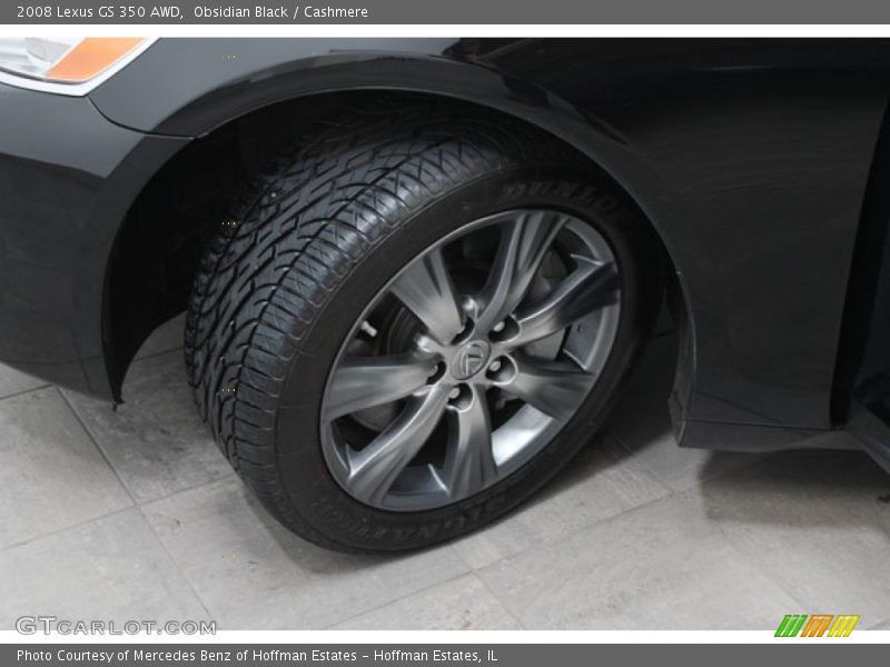 Obsidian Black / Cashmere 2008 Lexus GS 350 AWD