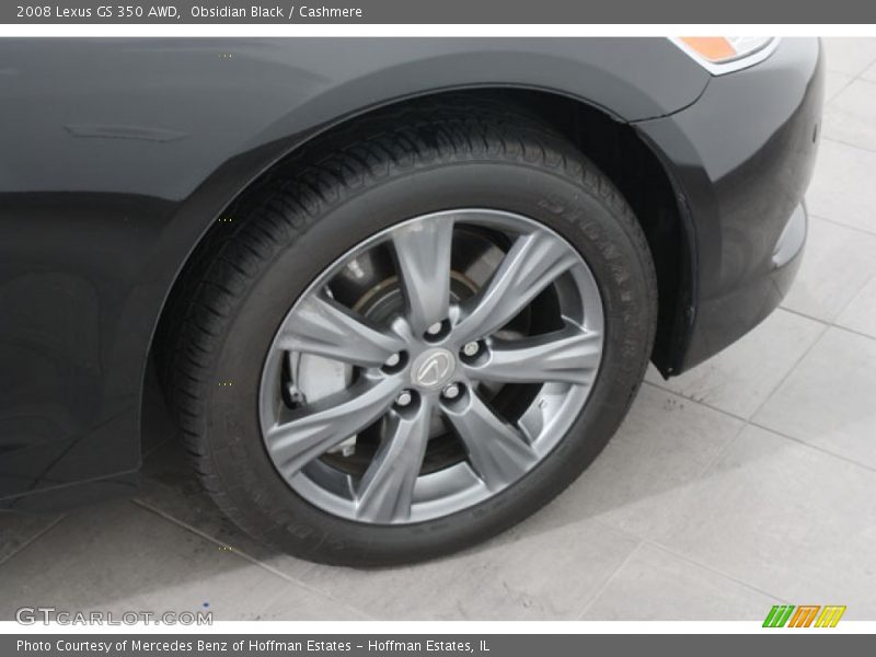 Obsidian Black / Cashmere 2008 Lexus GS 350 AWD