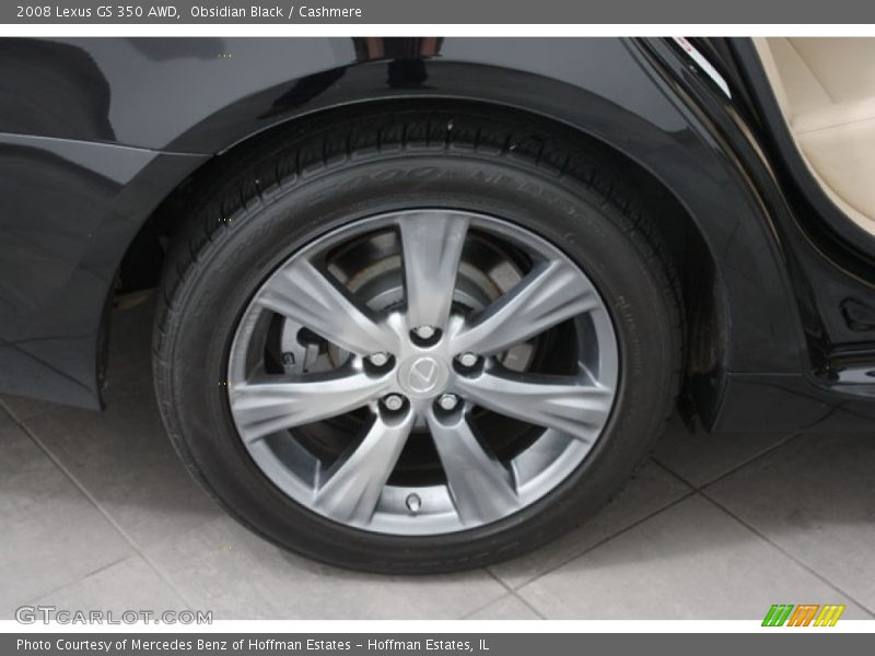 Obsidian Black / Cashmere 2008 Lexus GS 350 AWD
