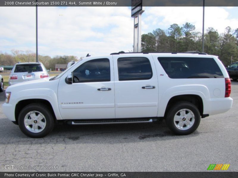 Summit White / Ebony 2008 Chevrolet Suburban 1500 Z71 4x4