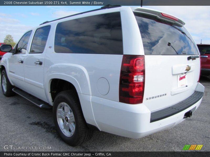Summit White / Ebony 2008 Chevrolet Suburban 1500 Z71 4x4