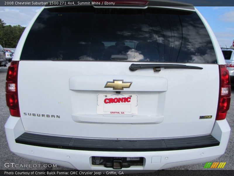 Summit White / Ebony 2008 Chevrolet Suburban 1500 Z71 4x4
