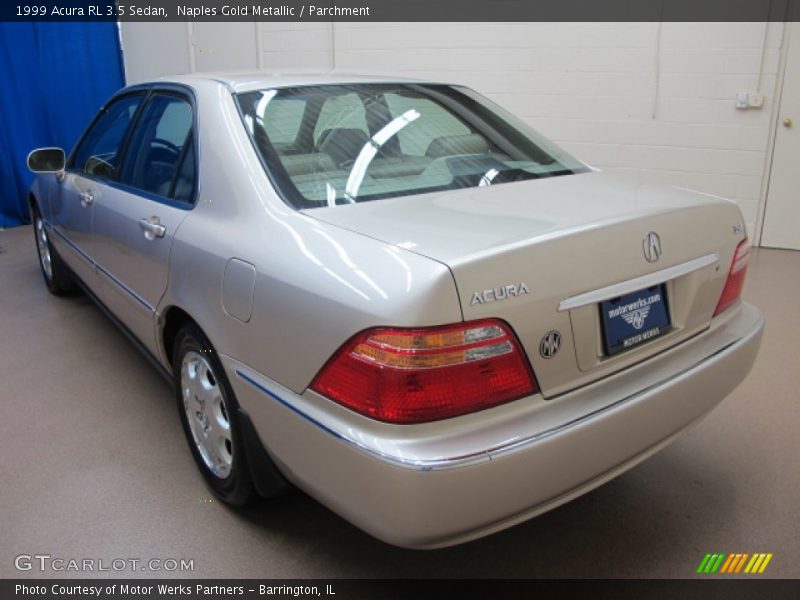 Naples Gold Metallic / Parchment 1999 Acura RL 3.5 Sedan