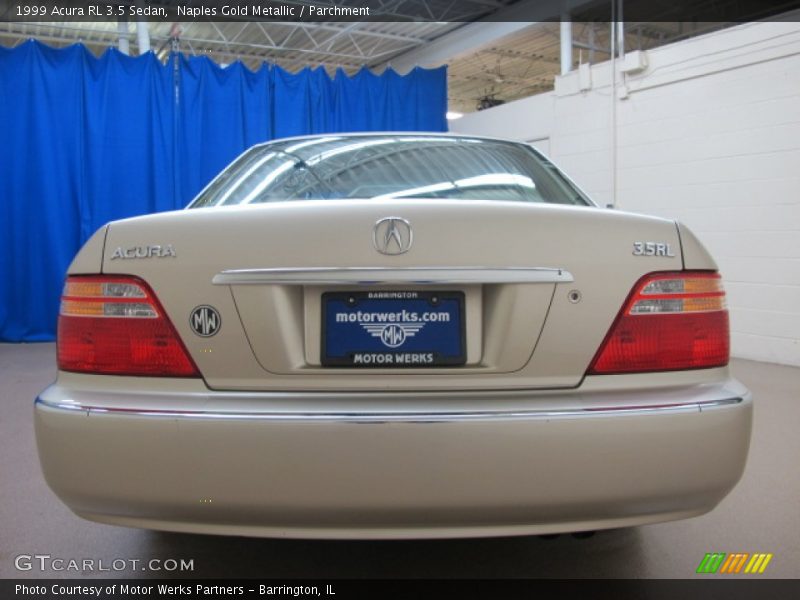 Naples Gold Metallic / Parchment 1999 Acura RL 3.5 Sedan