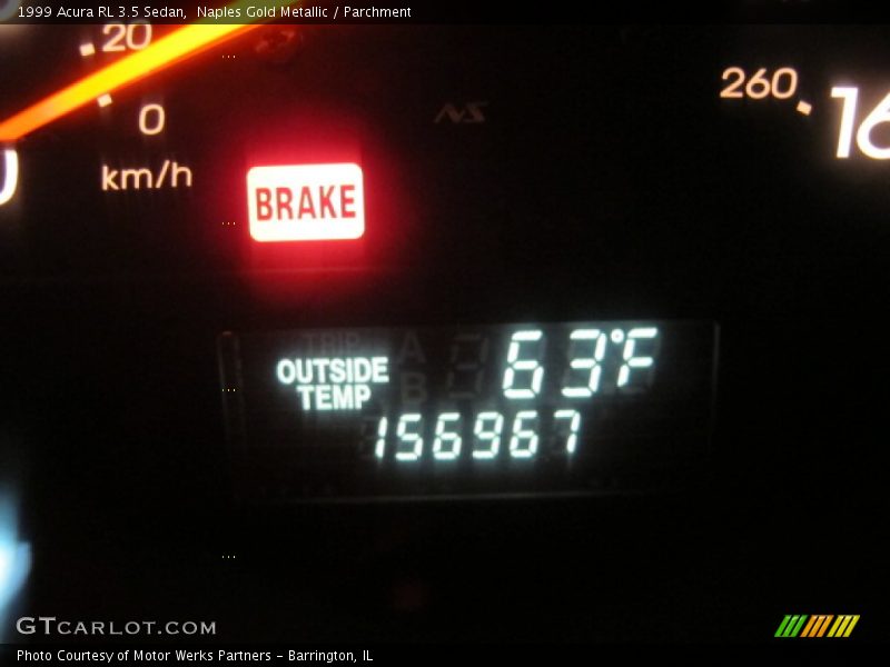 Naples Gold Metallic / Parchment 1999 Acura RL 3.5 Sedan