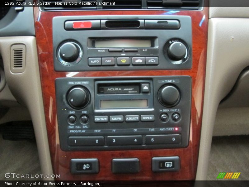 Controls of 1999 RL 3.5 Sedan