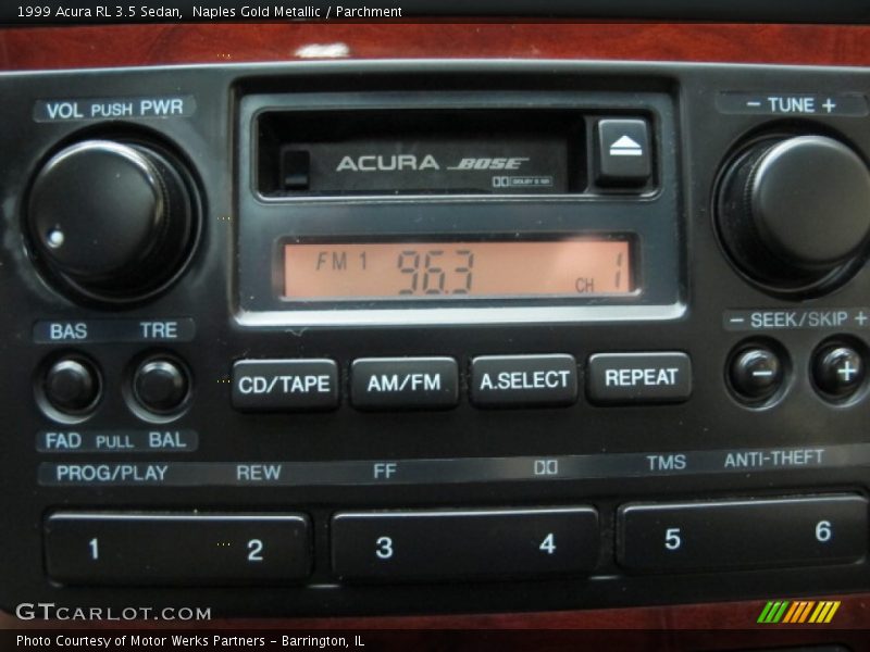 Audio System of 1999 RL 3.5 Sedan