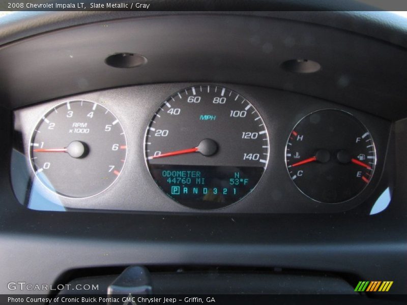 Slate Metallic / Gray 2008 Chevrolet Impala LT