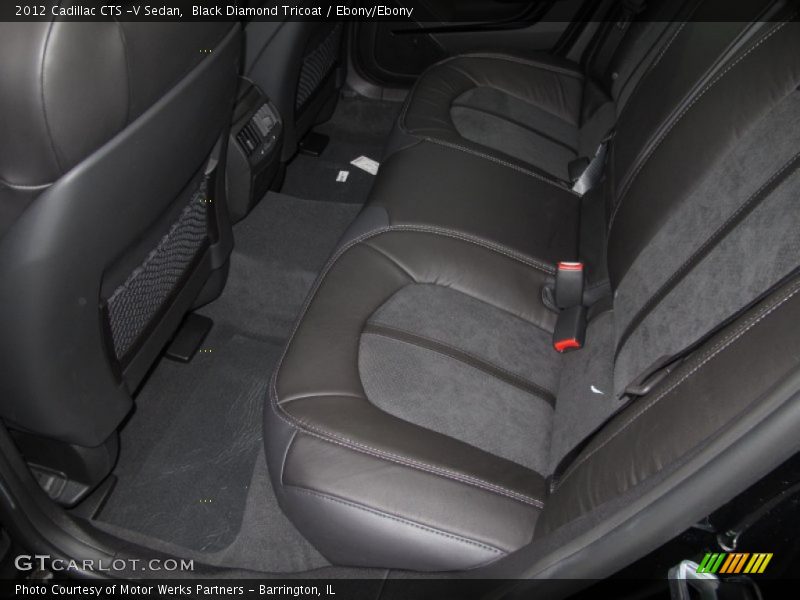 Black Diamond Tricoat / Ebony/Ebony 2012 Cadillac CTS -V Sedan