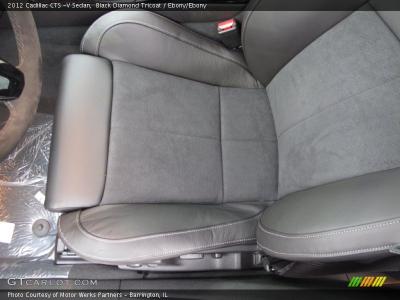 Black Diamond Tricoat / Ebony/Ebony 2012 Cadillac CTS -V Sedan