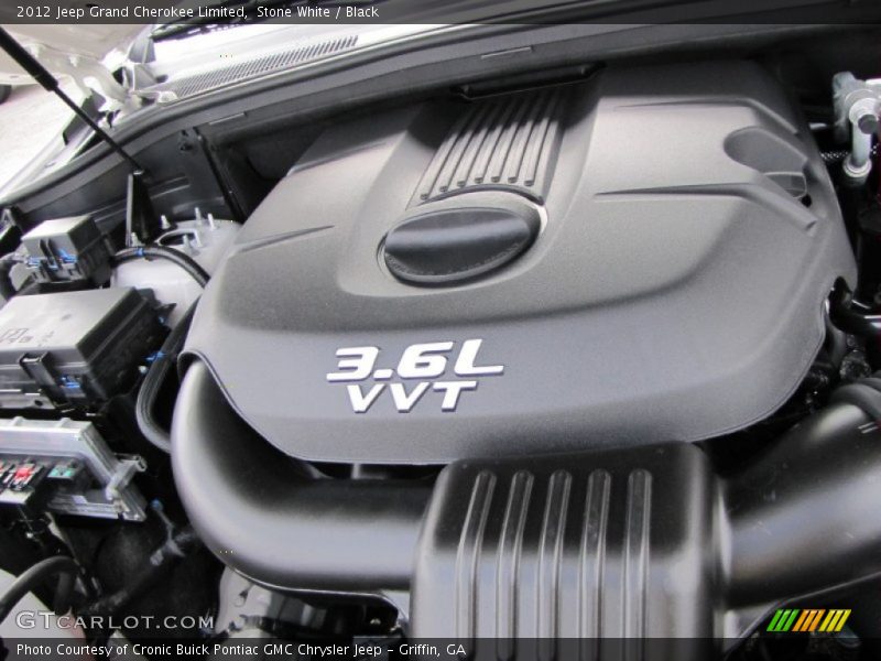 Stone White / Black 2012 Jeep Grand Cherokee Limited