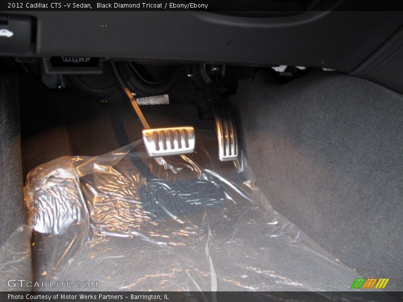 Black Diamond Tricoat / Ebony/Ebony 2012 Cadillac CTS -V Sedan