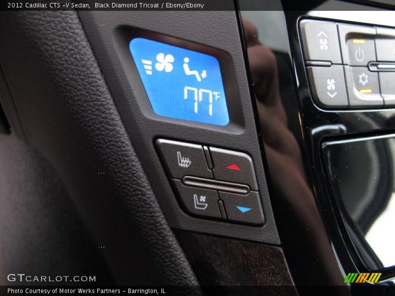 Black Diamond Tricoat / Ebony/Ebony 2012 Cadillac CTS -V Sedan
