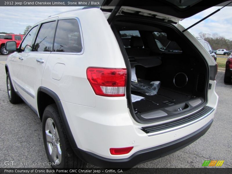 Stone White / Black 2012 Jeep Grand Cherokee Limited