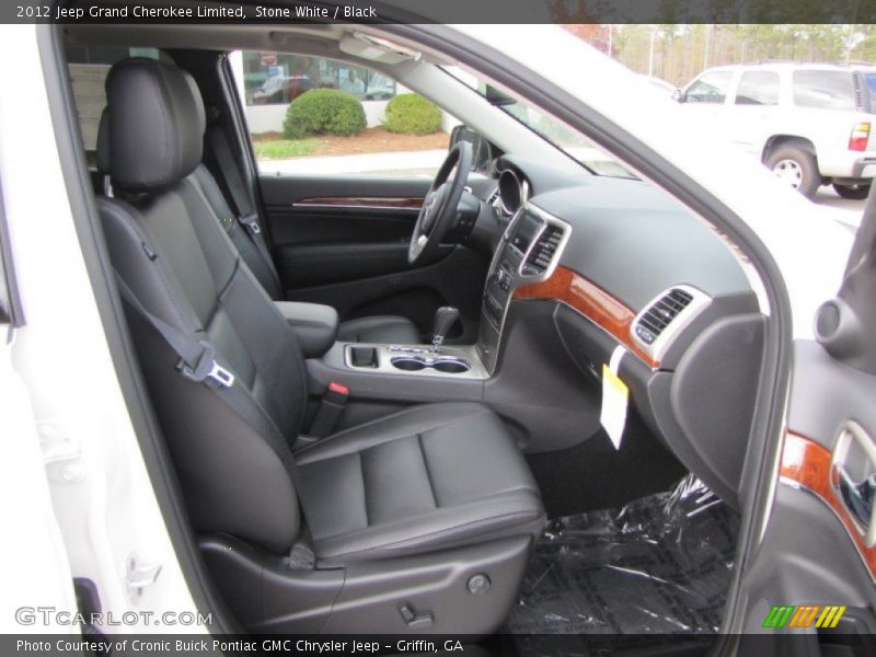 Stone White / Black 2012 Jeep Grand Cherokee Limited