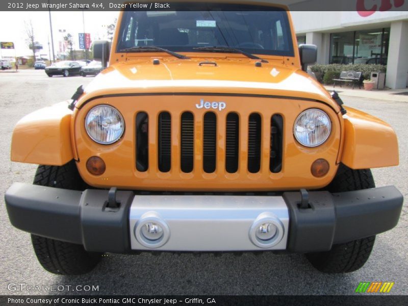 Dozer Yellow / Black 2012 Jeep Wrangler Sahara 4x4