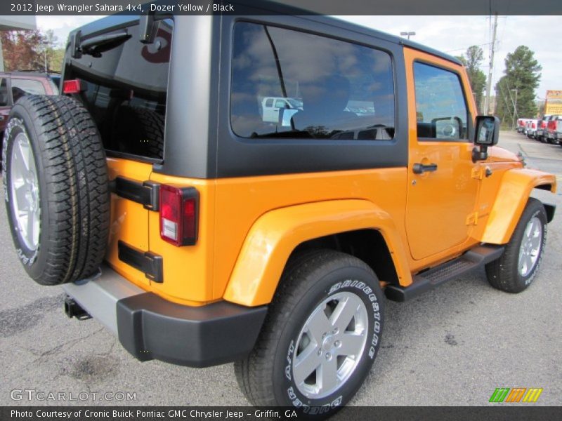 Dozer Yellow / Black 2012 Jeep Wrangler Sahara 4x4