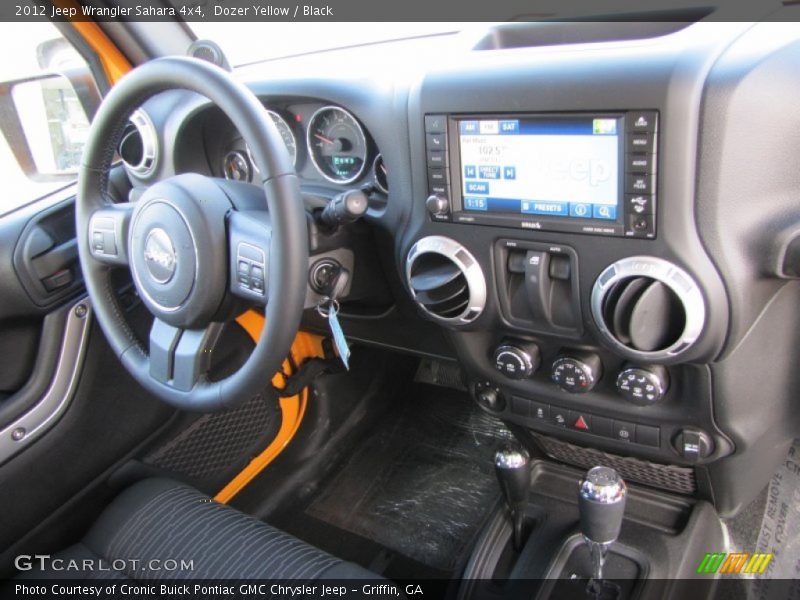 Dashboard of 2012 Wrangler Sahara 4x4