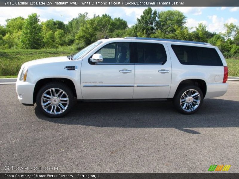  2011 Escalade ESV Platinum AWD White Diamond Tricoat