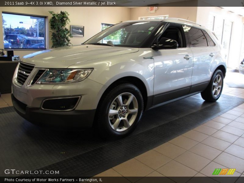 Diamond Silver Metallic / Jet Black 2011 Saab 9-4X 3.0i XWD