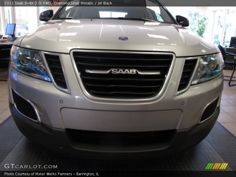 Diamond Silver Metallic / Jet Black 2011 Saab 9-4X 3.0i XWD