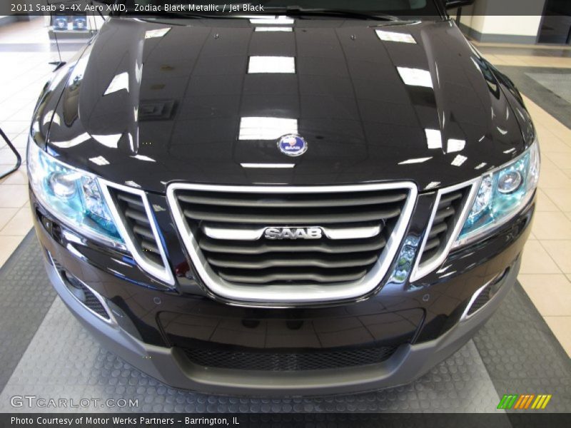 Zodiac Black Metallic / Jet Black 2011 Saab 9-4X Aero XWD