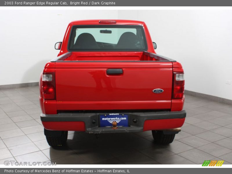 Bright Red / Dark Graphite 2003 Ford Ranger Edge Regular Cab