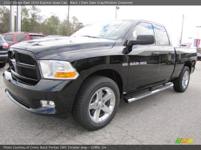 Black / Dark Slate Gray/Medium Graystone 2012 Dodge Ram 1500 Express Quad Cab