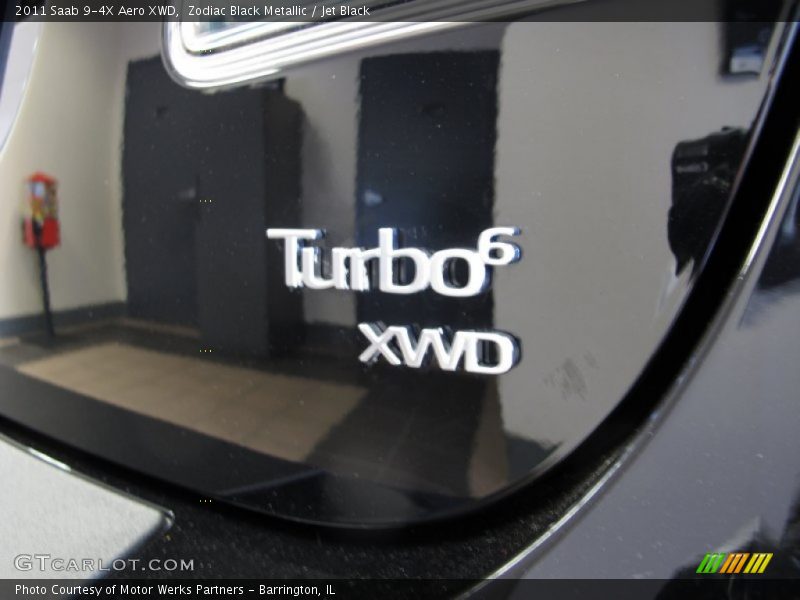 Zodiac Black Metallic / Jet Black 2011 Saab 9-4X Aero XWD