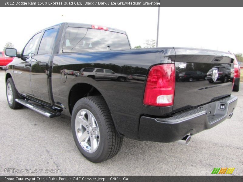 Black / Dark Slate Gray/Medium Graystone 2012 Dodge Ram 1500 Express Quad Cab