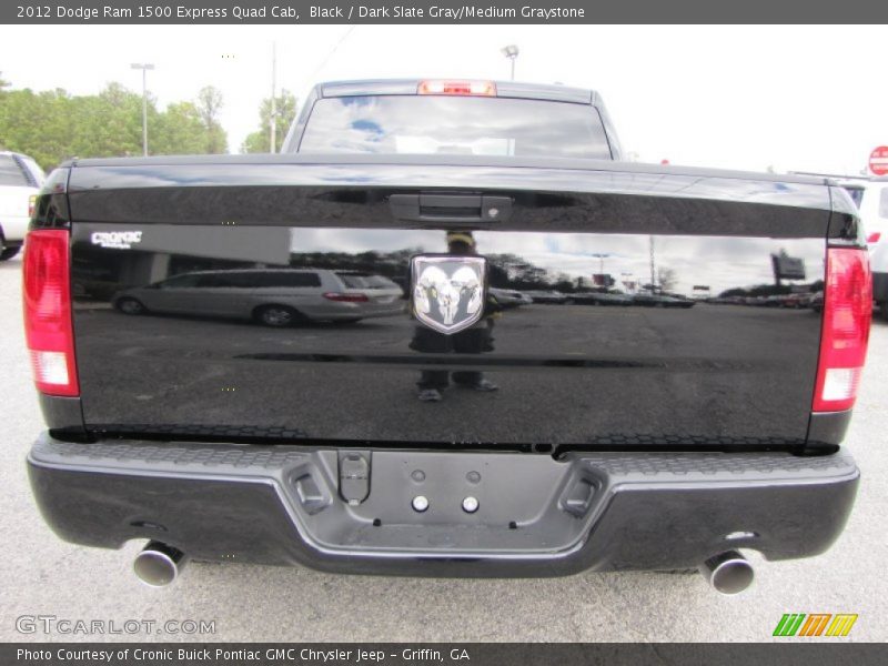 Black / Dark Slate Gray/Medium Graystone 2012 Dodge Ram 1500 Express Quad Cab