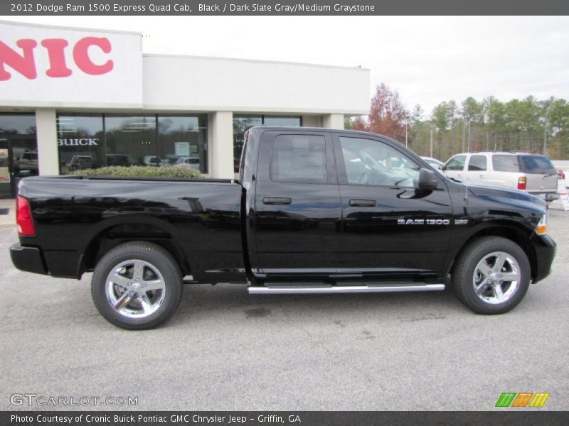 Black / Dark Slate Gray/Medium Graystone 2012 Dodge Ram 1500 Express Quad Cab