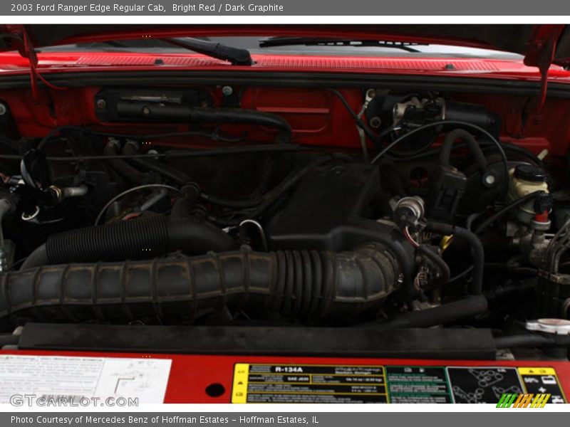 Bright Red / Dark Graphite 2003 Ford Ranger Edge Regular Cab