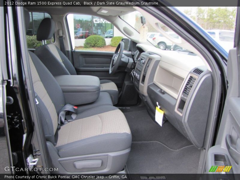 Black / Dark Slate Gray/Medium Graystone 2012 Dodge Ram 1500 Express Quad Cab