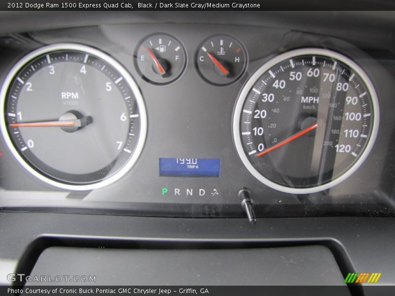 Black / Dark Slate Gray/Medium Graystone 2012 Dodge Ram 1500 Express Quad Cab