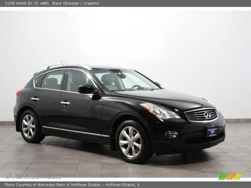 Black Obsidian / Graphite 2008 Infiniti EX 35 AWD