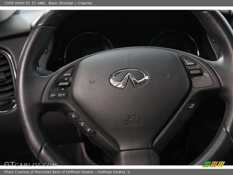 Black Obsidian / Graphite 2008 Infiniti EX 35 AWD