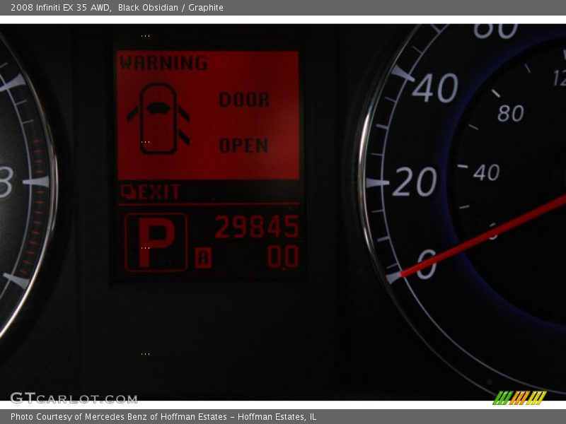 Black Obsidian / Graphite 2008 Infiniti EX 35 AWD