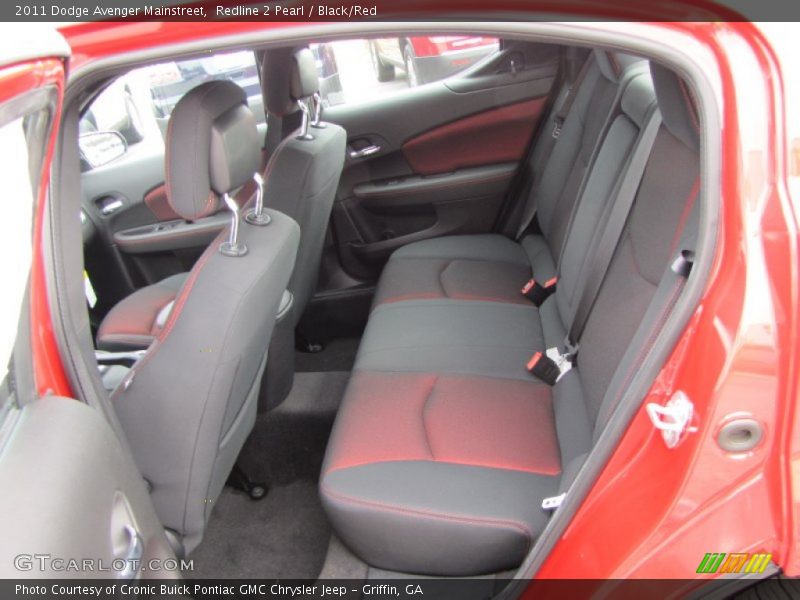 Redline 2 Pearl / Black/Red 2011 Dodge Avenger Mainstreet