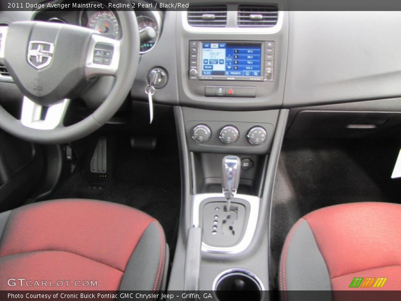 Redline 2 Pearl / Black/Red 2011 Dodge Avenger Mainstreet