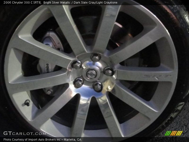 Bright Silver Metallic / Dark Slate Gray/Light Graystone 2006 Chrysler 300 C SRT8