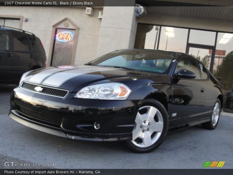 Black / Ebony Black 2007 Chevrolet Monte Carlo SS
