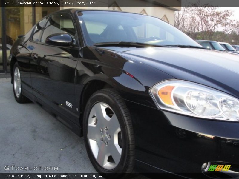 Black / Ebony Black 2007 Chevrolet Monte Carlo SS