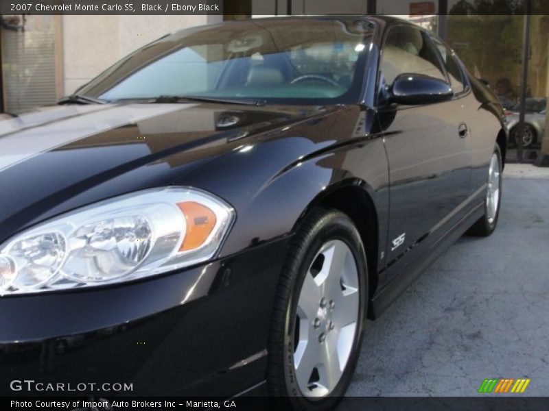 Black / Ebony Black 2007 Chevrolet Monte Carlo SS