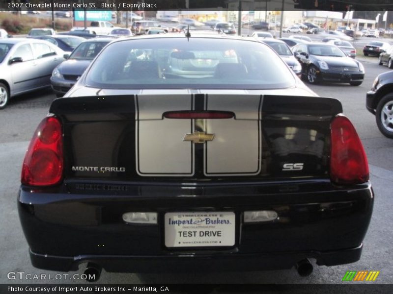 Black / Ebony Black 2007 Chevrolet Monte Carlo SS