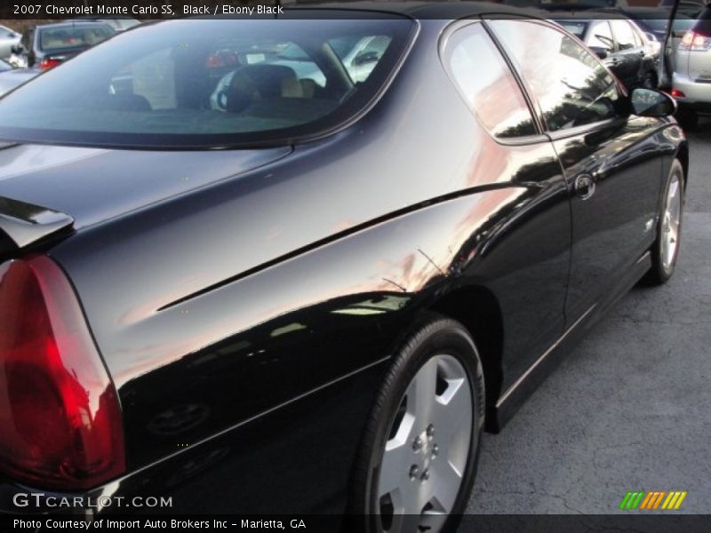 Black / Ebony Black 2007 Chevrolet Monte Carlo SS