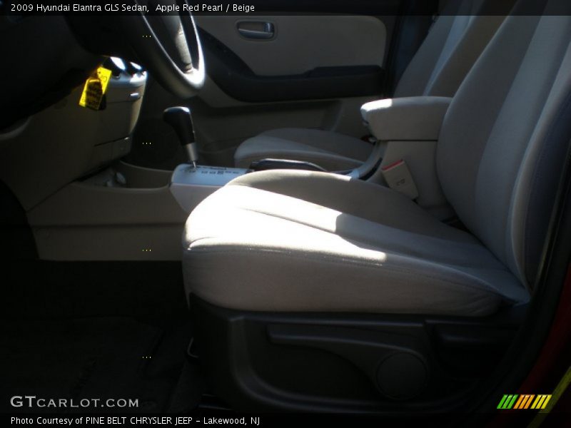 Apple Red Pearl / Beige 2009 Hyundai Elantra GLS Sedan